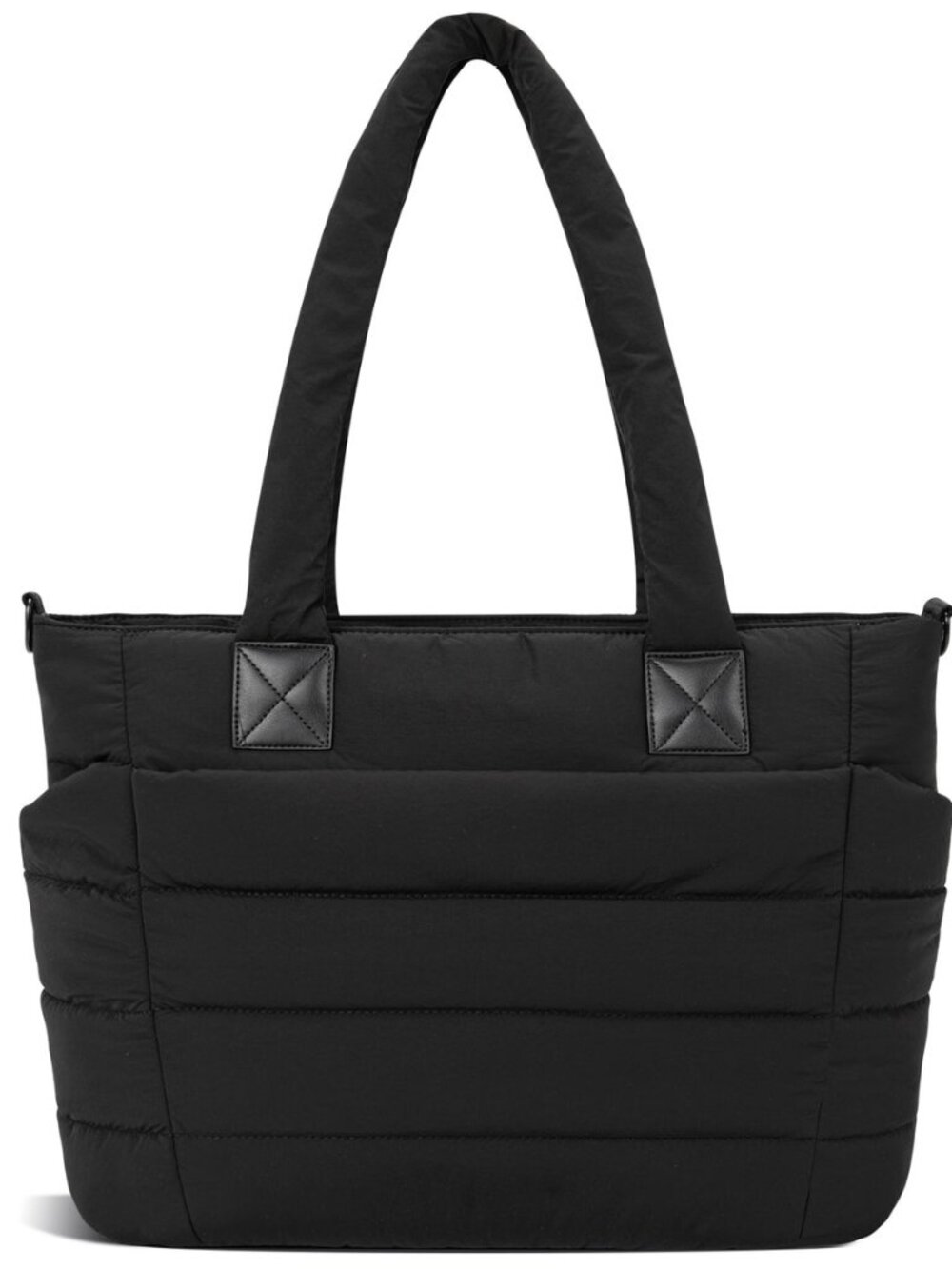 Tote Bag for Women Puffer Work Tote Handbag Large Quilted Nurse Bag with Zipper